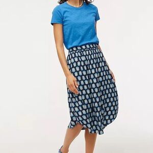 J.Crew Factory Midi skirt with Flounce Hem